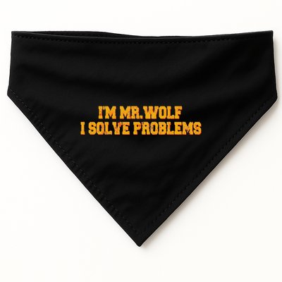 IM Mr.Wolf I Solve Problems USA-Made Doggie Bandana