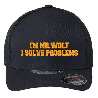 IM Mr.Wolf I Solve Problems Flexfit Unipanel Trucker Cap
