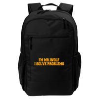 IM Mr.Wolf I Solve Problems Daily Commute Backpack