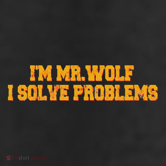 IM Mr.Wolf I Solve Problems 25L Jumbo Tote