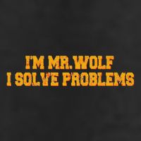 IM Mr.Wolf I Solve Problems Golf Towel