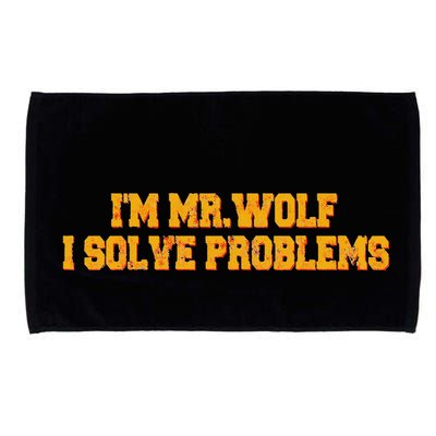 IM Mr.Wolf I Solve Problems Microfiber Hand Towel
