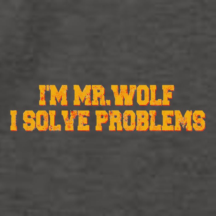 IM Mr.Wolf I Solve Problems Vector Backpack