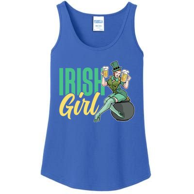 Irish Mom Ireland St Patricks Day Green Team Mother Gift Ladies Essential Tank