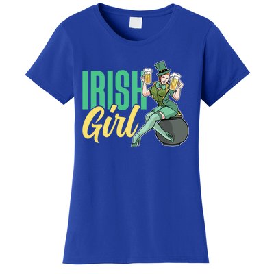 Irish Mom Ireland St Patricks Day Green Team Mother Gift Women's T-Shirt