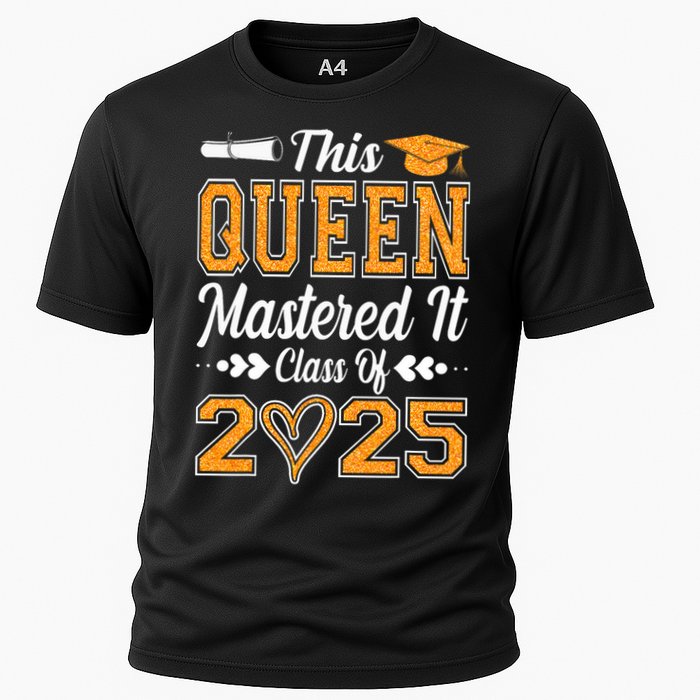 I Mastered It  Queen Graduation Class Of 2025 College Cooling Performance Crew T-Shirt