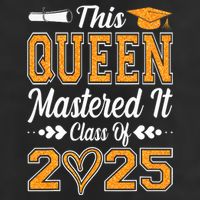 I Mastered It  Queen Graduation Class Of 2025 College 25L Jumbo Tote