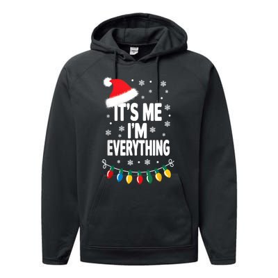 ItS Me IM Everything Christmas Romantic Couple Matching Performance Fleece Hoodie