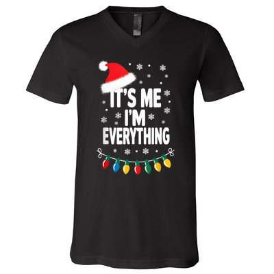 ItS Me IM Everything Christmas Romantic Couple Matching V-Neck T-Shirt