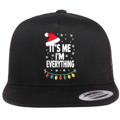 ItS Me IM Everything Christmas Romantic Couple Matching Flat Bill Trucker Hat