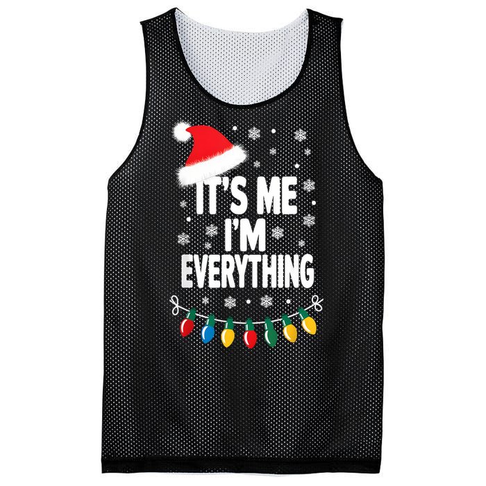 ItS Me IM Everything Christmas Romantic Couple Matching Mesh Reversible Basketball Jersey Tank