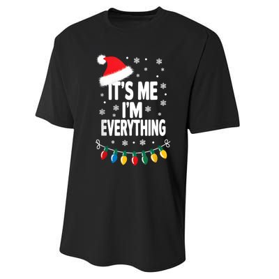 ItS Me IM Everything Christmas Romantic Couple Matching Performance Sprint T-Shirt