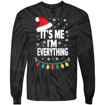 ItS Me IM Everything Christmas Romantic Couple Matching Tie-Dye Long Sleeve Shirt