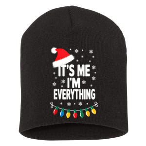 ItS Me IM Everything Christmas Romantic Couple Matching Short Acrylic Beanie