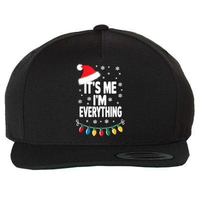 ItS Me IM Everything Christmas Romantic Couple Matching Wool Snapback Cap