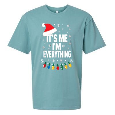 ItS Me IM Everything Christmas Romantic Couple Matching Sueded Cloud Jersey T-Shirt