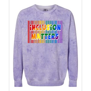 Inclusion Matters Colorblast Crewneck Sweatshirt