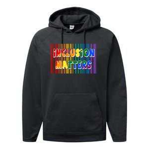 Inclusion Matters Performance Fleece Hoodie