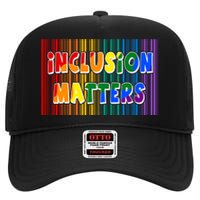 Inclusion Matters High Crown Mesh Back Trucker Hat