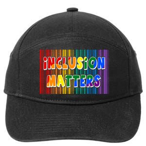 Inclusion Matters 7-Panel Snapback Hat