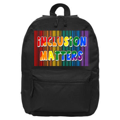 Inclusion Matters 16 in Basic Backpack