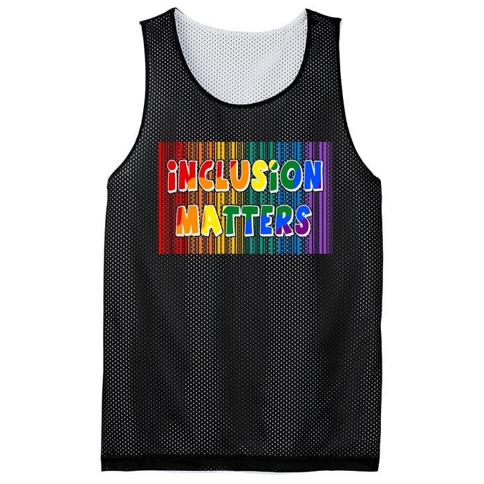 Inclusion Matters Mesh Reversible Basketball Jersey Tank