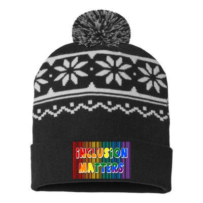 Inclusion Matters USA-Made Snowflake Beanie