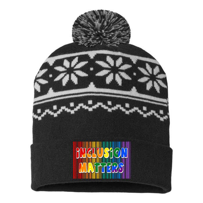 Inclusion Matters USA-Made Snowflake Beanie