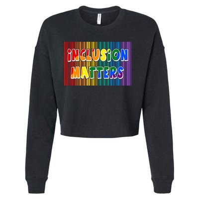 Inclusion Matters Cropped Pullover Crew