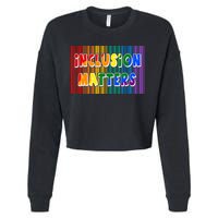 Inclusion Matters Cropped Pullover Crew