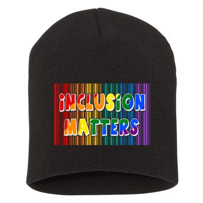 Inclusion Matters Short Acrylic Beanie