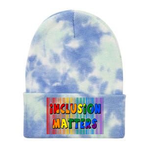 Inclusion Matters Tie Dye 12in Knit Beanie