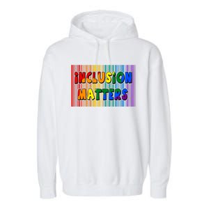 Inclusion Matters Garment-Dyed Fleece Hoodie