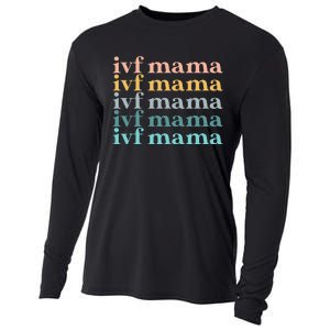 IVF Mama Infertility Transfer Fertilization Mother's Day Cooling Performance Long Sleeve Crew