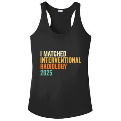 I Matched Interventional Radiology 2025 Retro Cute Match Day Ladies PosiCharge Competitor Racerback Tank