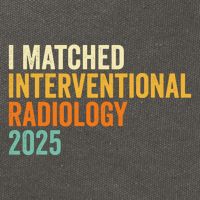 I Matched Interventional Radiology 2025 Retro Cute Match Day Cotton Canvas Backpack