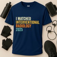 I Matched Interventional Radiology 2025 Retro Cute Match Day Cooling Performance Crew T-Shirt