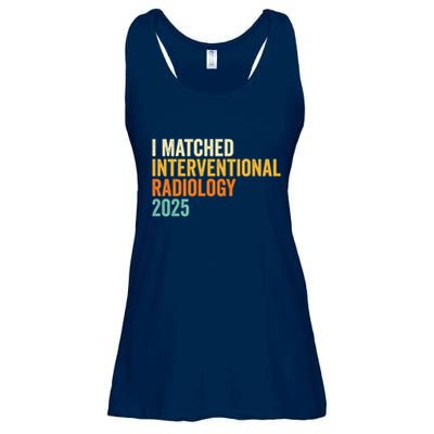 I Matched Interventional Radiology 2025 Retro Cute Match Day Ladies Essential Flowy Tank
