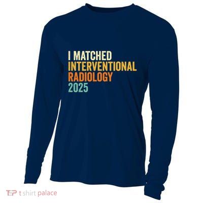 I Matched Interventional Radiology 2025 Retro Cute Match Day Cooling Performance Long Sleeve Crew