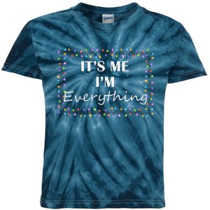 ItS Me IM EverythingCouple Matching Xmas Lights Kids Tie-Dye T-Shirt