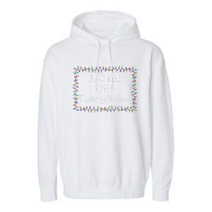 ItS Me IM EverythingCouple Matching Xmas Lights Garment-Dyed Fleece Hoodie