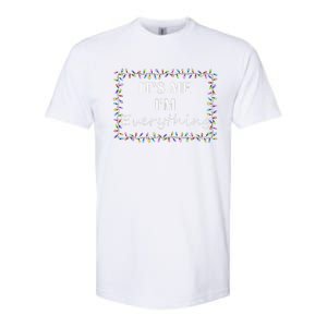 ItS Me IM EverythingCouple Matching Xmas Lights Softstyle CVC T-Shirt