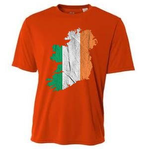 Ireland Map Irish Flag Ireland Trip Souvenir Irish Roots Cool Gift Cooling Performance Crew T-Shirt