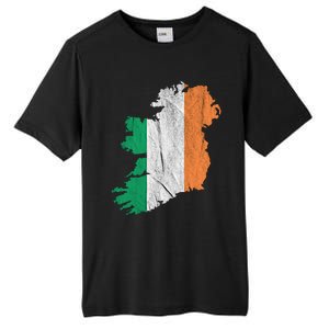 Ireland Map Irish Flag Ireland Trip Souvenir Irish Roots Cool Gift Tall Fusion ChromaSoft Performance T-Shirt