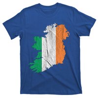 Ireland Map Irish Flag Ireland Trip Souvenir Irish Roots Cool Gift T-Shirt