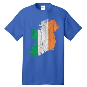 Ireland Map Irish Flag Ireland Trip Souvenir Irish Roots Cool Gift Tall T-Shirt