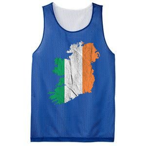 Ireland Map Irish Flag Ireland Trip Souvenir Irish Roots Cool Gift Mesh Reversible Basketball Jersey Tank