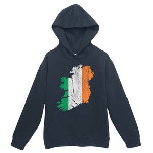 Ireland Map Irish Flag Ireland Trip Souvenir Irish Roots Cool Gift Urban Pullover Hoodie