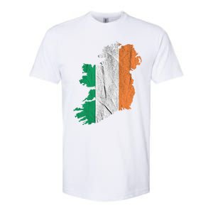 Ireland Map Irish Flag Ireland Trip Souvenir Irish Roots Cool Gift Softstyle CVC T-Shirt