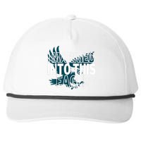 i married into this eagles design Quote apparel cool saying Snapback Five-Panel Rope Hat